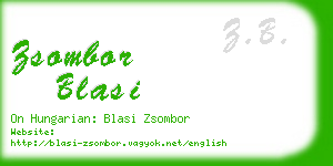 zsombor blasi business card